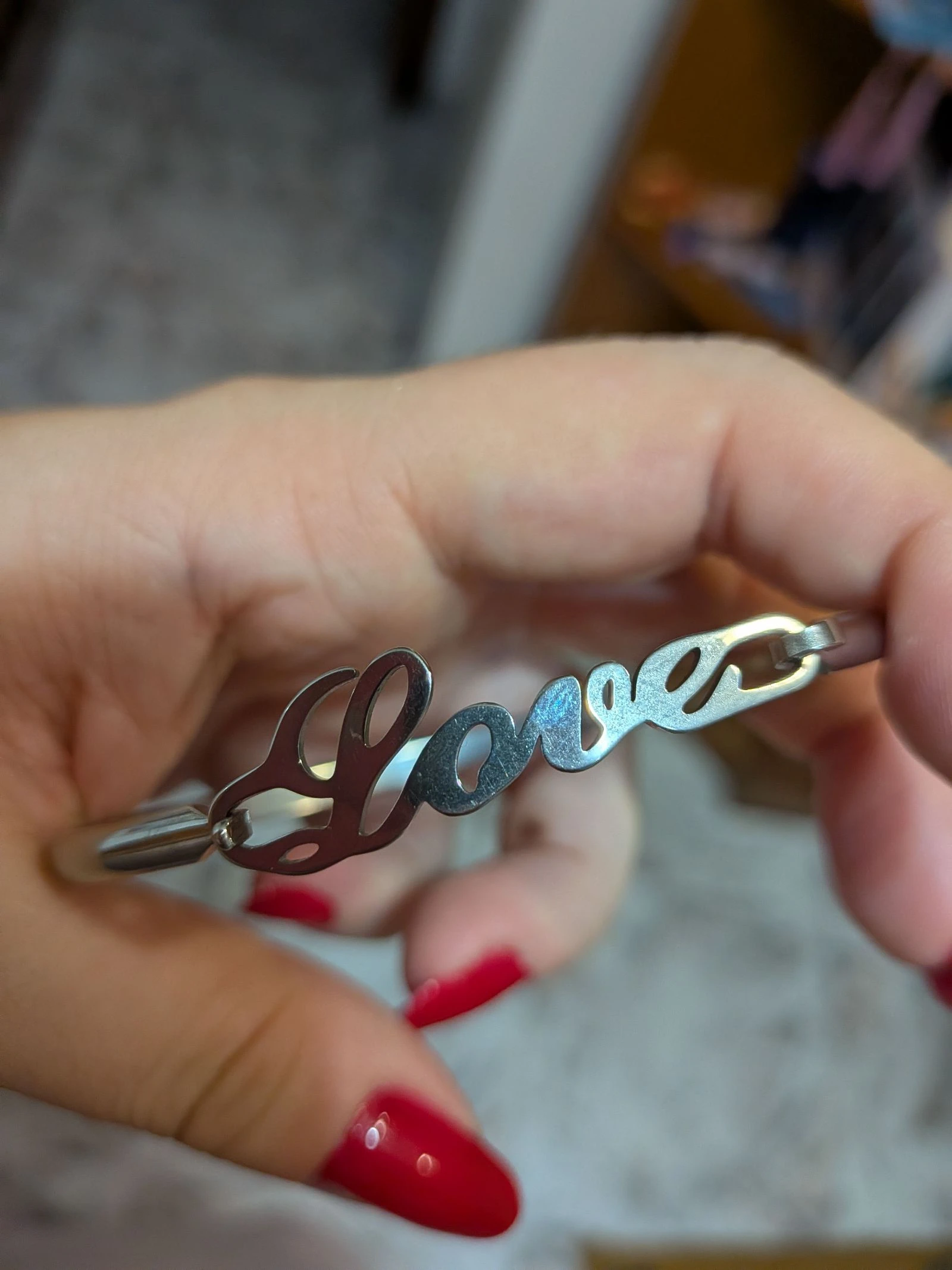 Silver LOVE Bracelet – photo 10